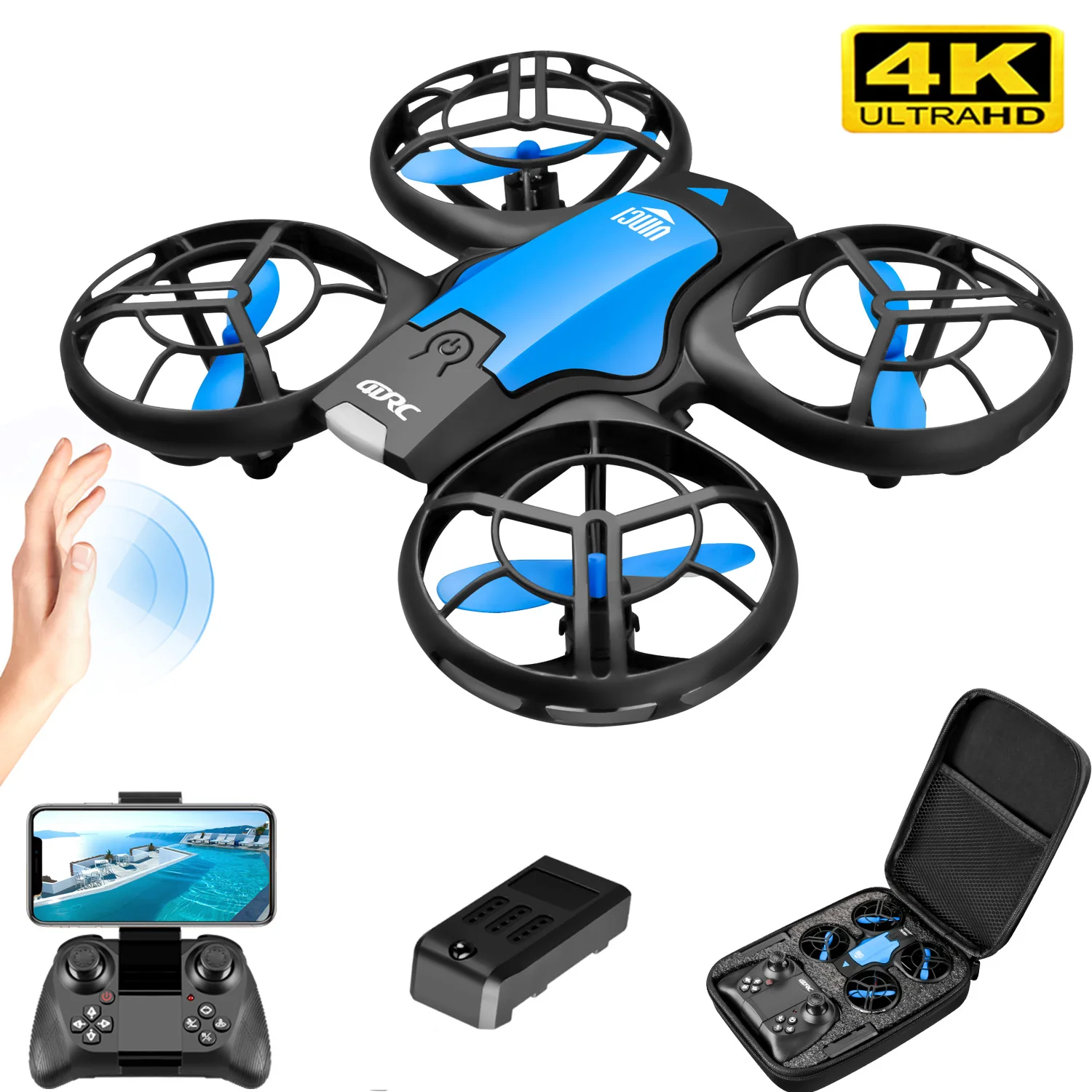 Drone Camera Professional - V8 Yeni Mini Drone 4K Profesyonel