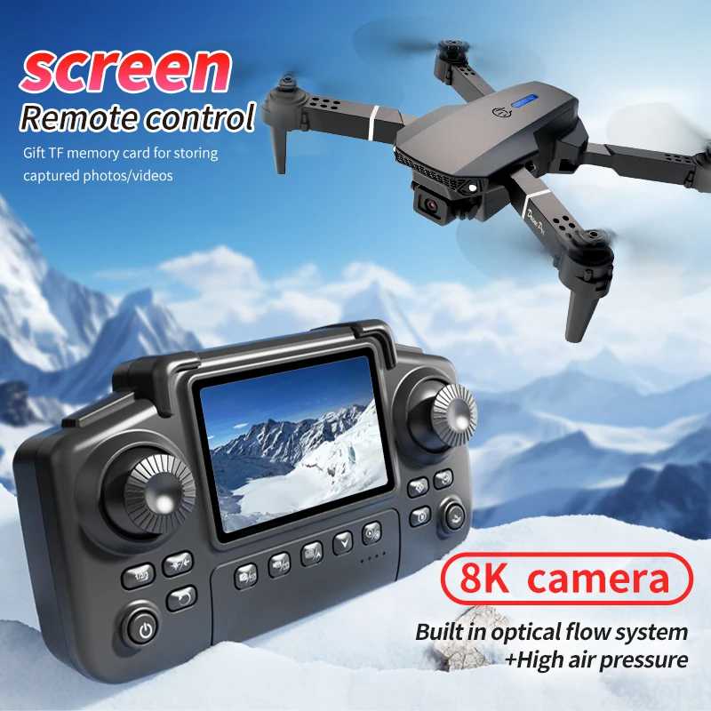 Profesyonel E88 PRO Drone, Ekr - Drone Camera Professional incelemesi ve fiyatı