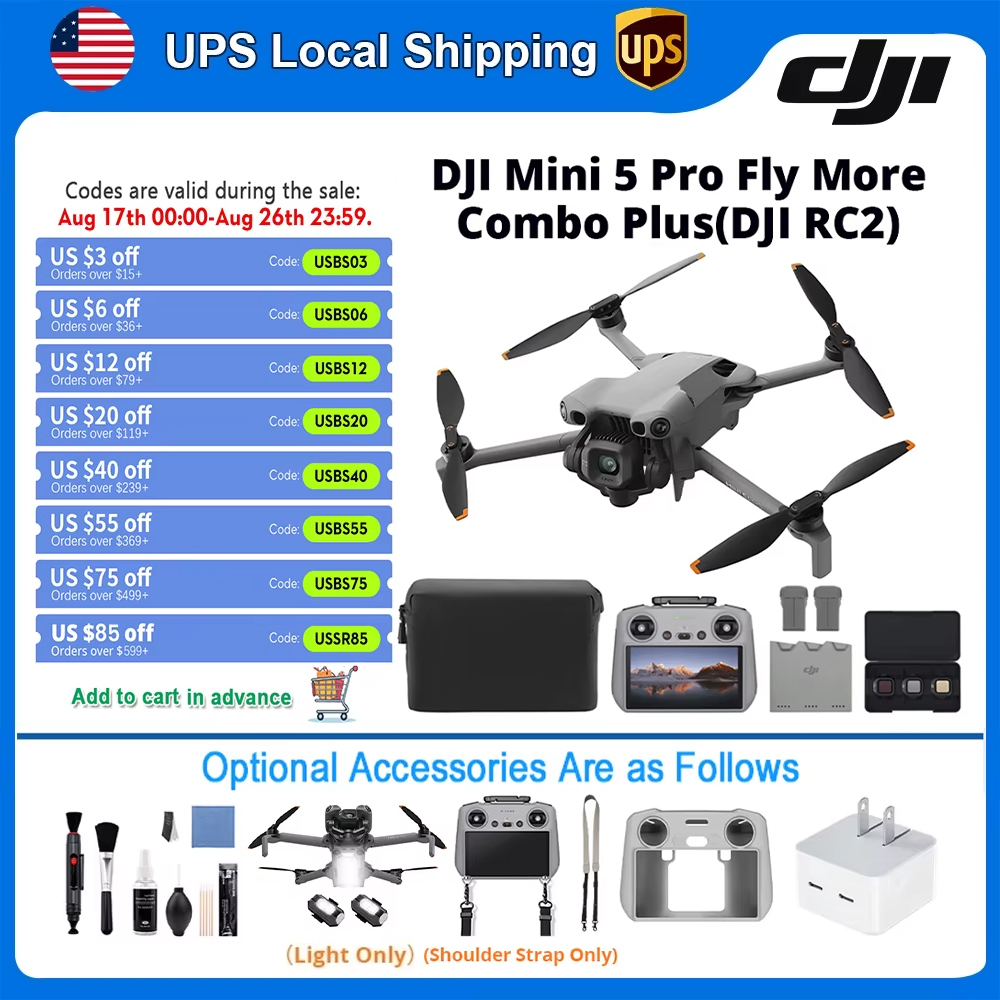 Kameralı DJI Drone DJI Mini 5  - Drone Camera Vlog incelemesi ve fiyatı