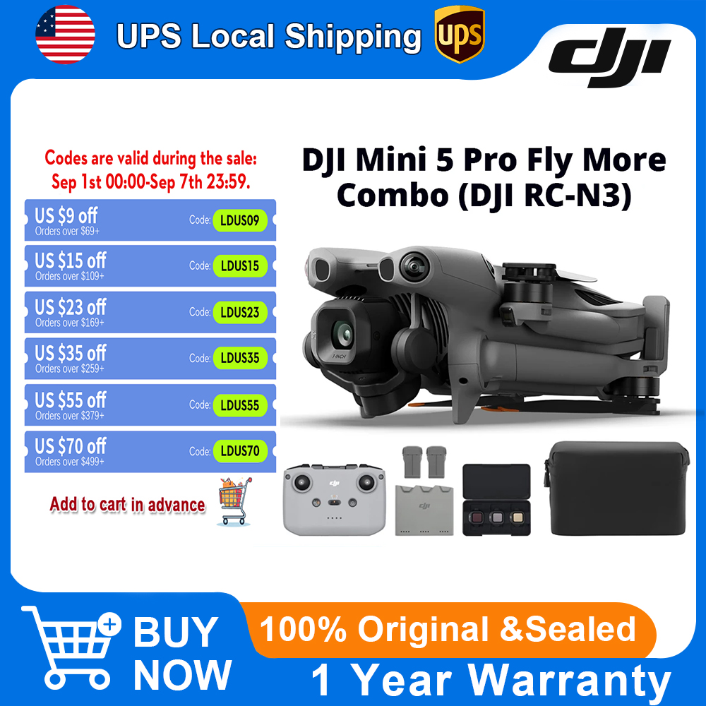 DJI Mini 5 Pro Fly More Combo, - Drone Camera Vlog incelemesi ve fiyatı
